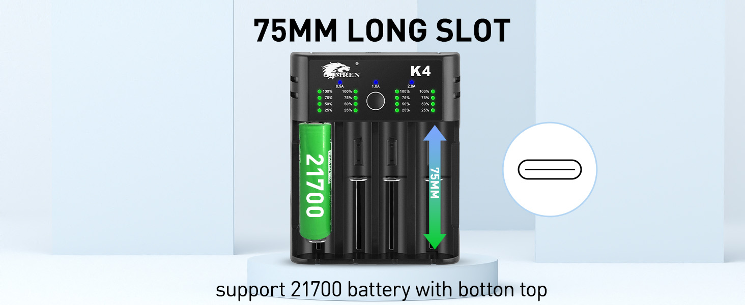 18650 battery charger 21700 battery charger