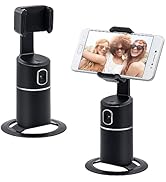 Mcbazel Auto Face Tracking Tripod, No App Required, Rechargeable Battery, 360° Rotation Phone Tra...