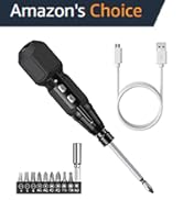AMIR Electric Screwdriver Cordless, Rechargeable Power Screwdrivers Set, Portable Automatic Home ...