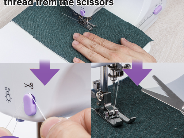 Sewing Machine with Extension Table, Mini Sewings Machines Portable Electric Sewing Machine