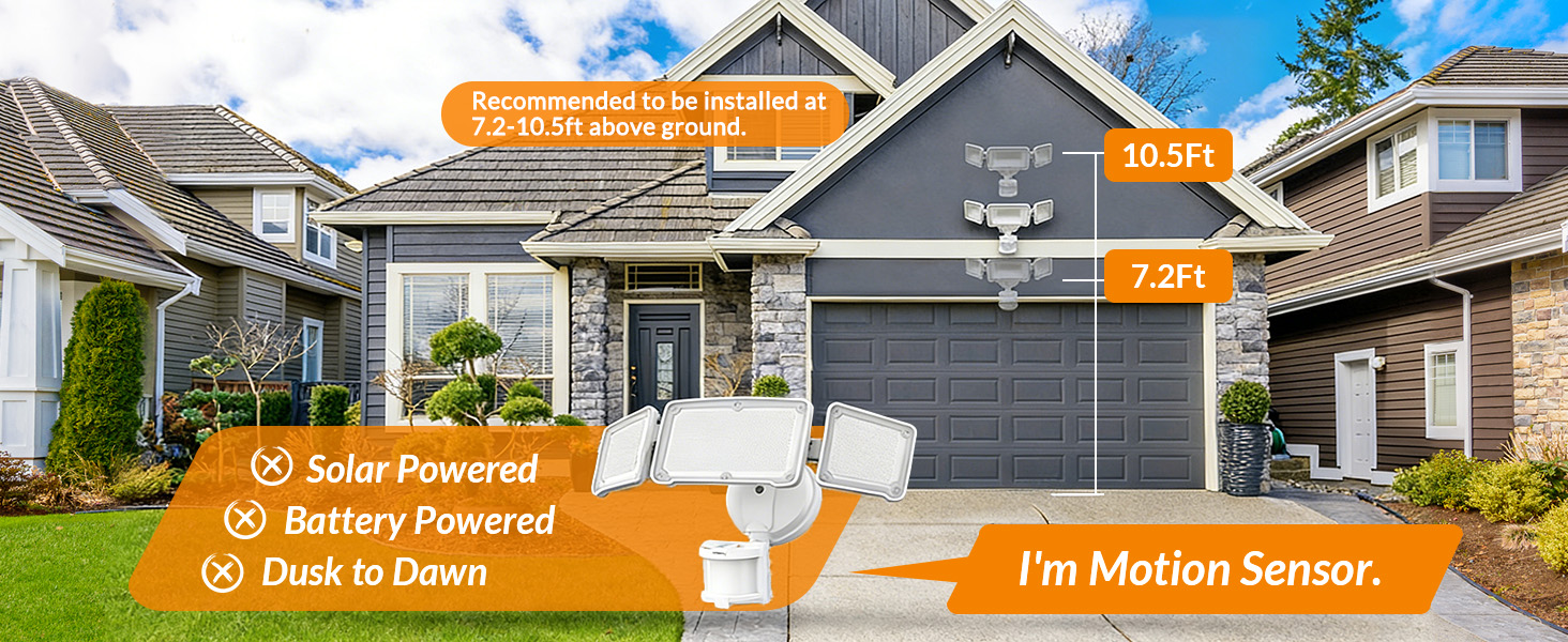 hardwired motion sensor light