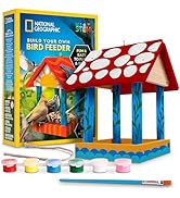 Blue Marble National Geographic Build Your Own Bird Feeder Kit – DIY Wooden Feeder Craft with Pai...