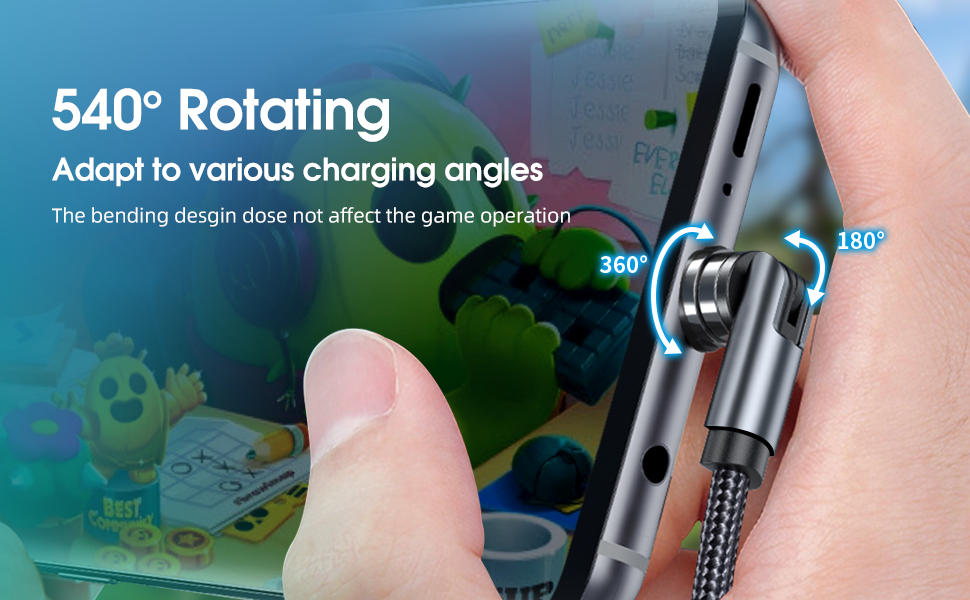 usb c magnetic charging cable 