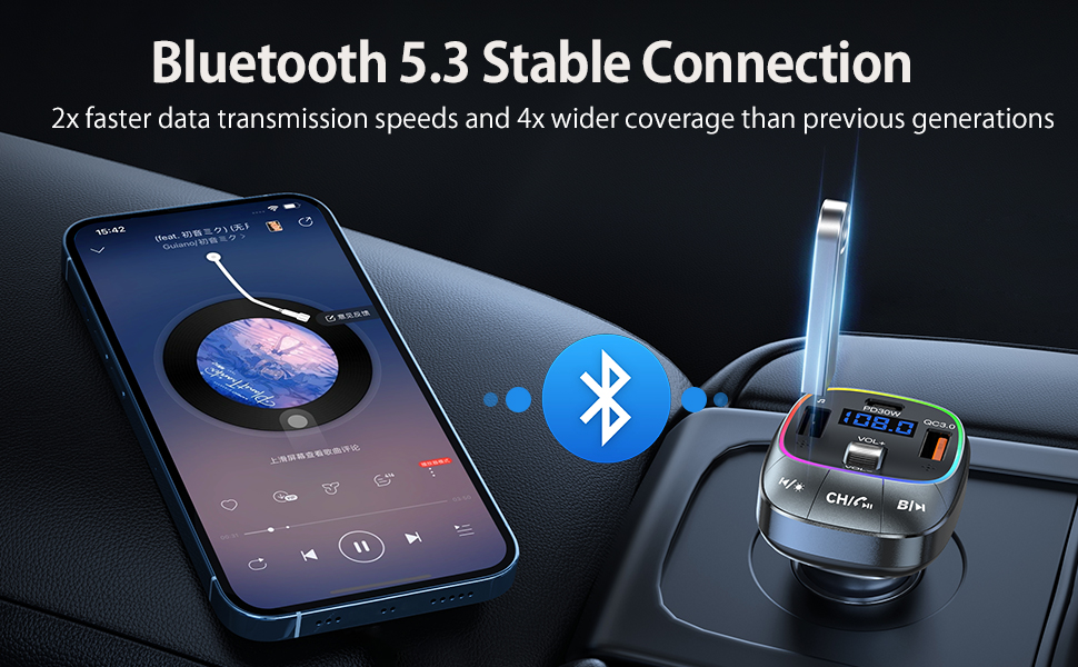 FM Transmitter Bluetooth