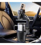 Cup Holder Phone Holder,Phone Holders for Your Car,2 in 1 Universal Multi Car Cupholder Expander ...