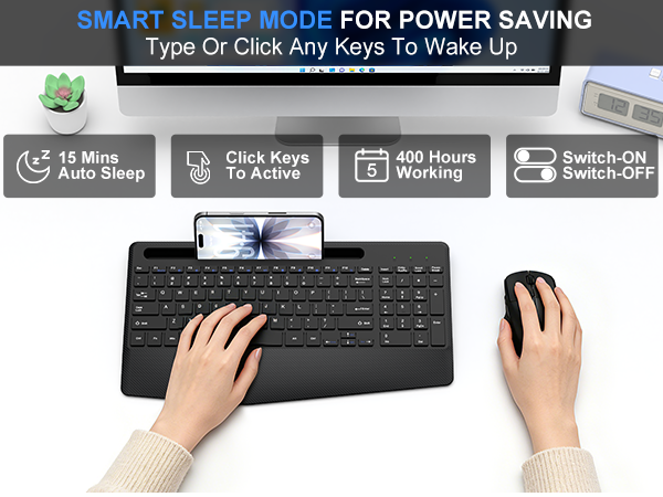 ergonomic keyboard and mouse wireless