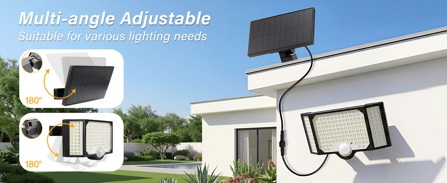 outdoor solar lights for house
