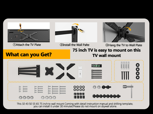 rotating tv mount