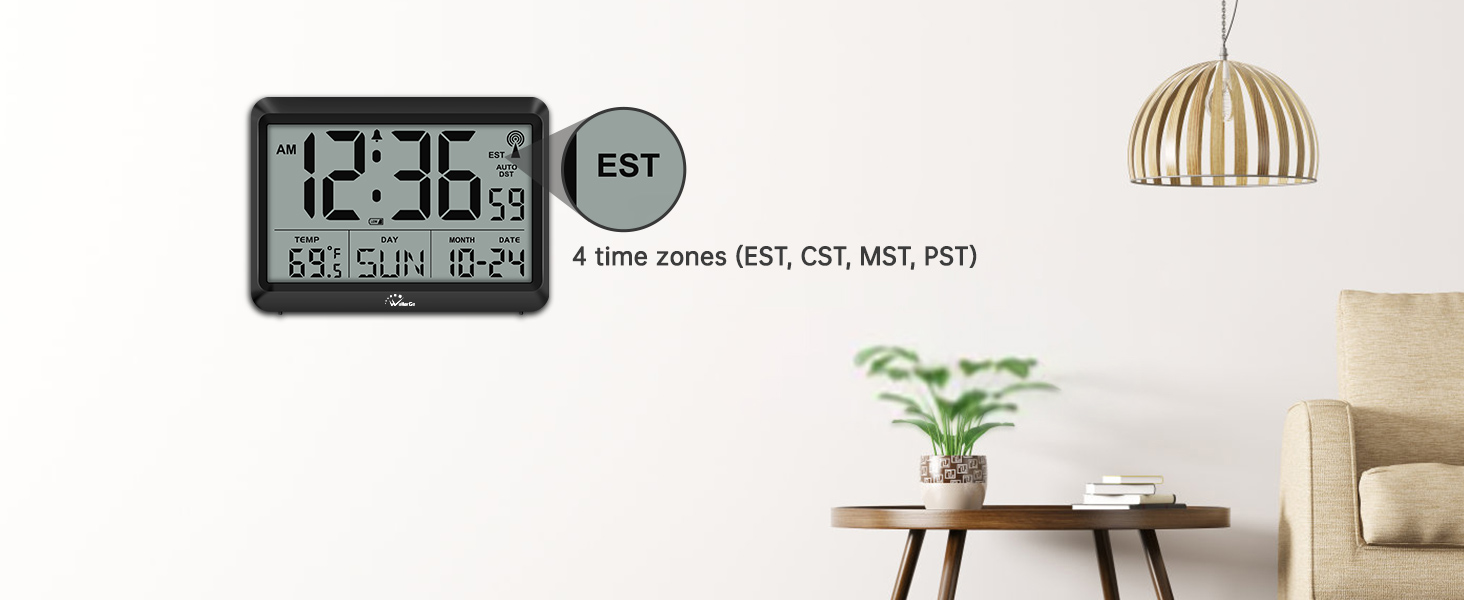 atomic clock battery operated