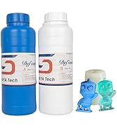 Siraya Tech Defiant 25 Platinum Silicone Mold Making DIY Kit, 25A Hardness, Translucent, Ideal wi...