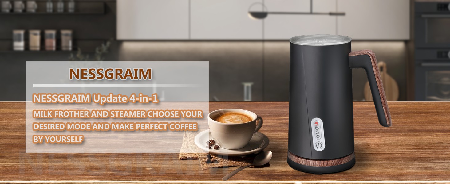 milk frother and steamer