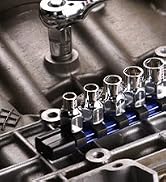 WORKPRO 3/8" Drive Socket Set, 10-Piece SAE CR-V Socket Set with Sturdy Socket Organizer, 6-Point...