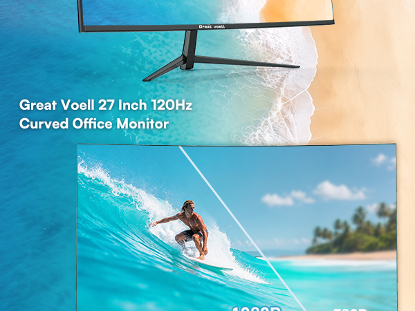 27 inch monitor , computer monitor for home office, work, study and everyday productivity