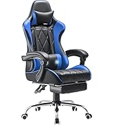 Homall Gaming Chair, Computer Chair with Footrest and Massage Lumbar Support, Ergonomic High Back...