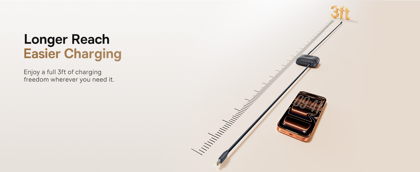 Baseus Retractable USB C Cable 3ft