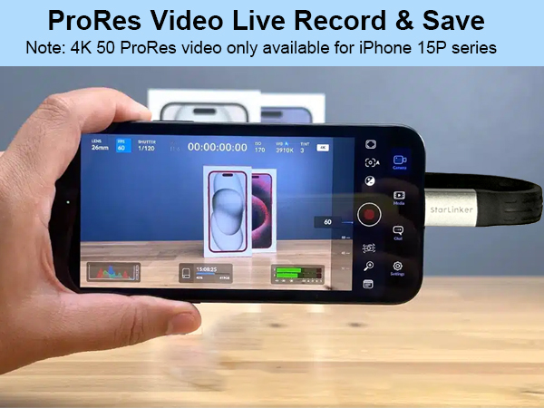 ProRes Video Live Record &amp; Save
