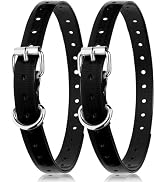 PetJoy TPU Replacement Strap for E-Collar with D-Ring – 2 Pack Waterproof &amp; Heavy-Duty Dog Collar...