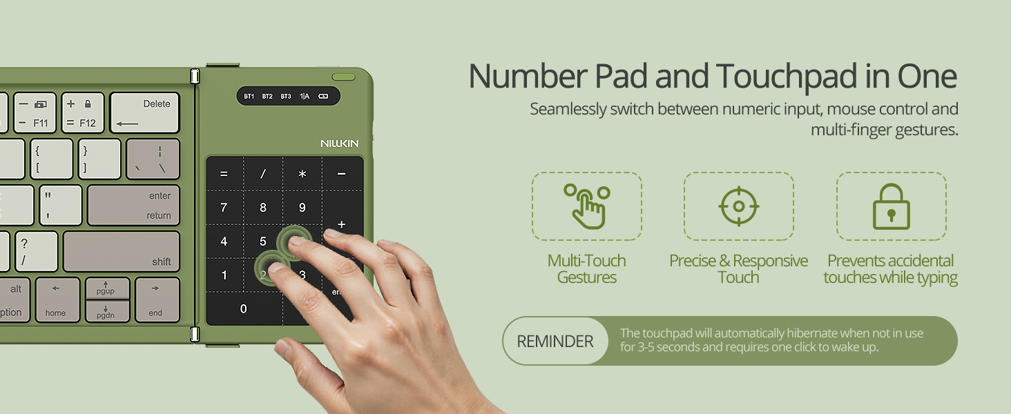 Nillkin Foldable Keyboard - Number Pad and Touchpad in One
