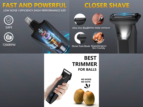 Body Hair Trimmer
