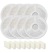 SARPAWS 8 Pack Replacement Filters &amp; 8 Pack Pre-Filter Sponges Set – Official Replacement Filters...