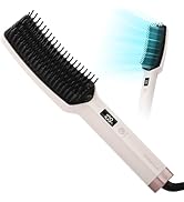 AraSyleon Hair Straightener Brush | Straightening Iron for Home Salon | Airflow Reduces Heat Dama...
