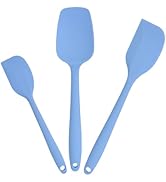 Silicone Spatulas Heat Resistant Food Grade Rubber Spatula, Handle with Ergonomic Grip Kitchen Ut...