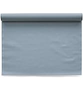 MY DRAP Washable and Reuseable Cloth Placemat - 17.7 x 12.6 in (12 Per Roll, Cotton Foggy Blue)