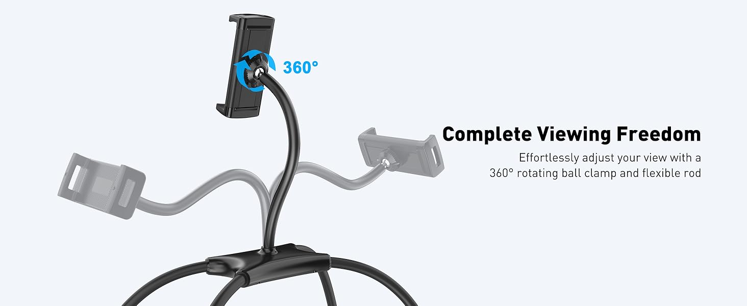 Kindle holder for bed