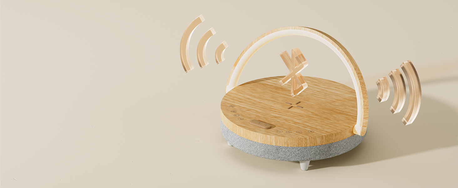 bedside lamp with wireless charger