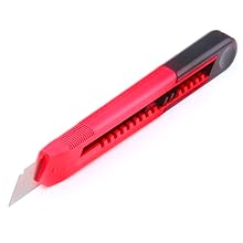 utility snap-off knife cutting cutter box opener paper card board tool kit set hand tools home