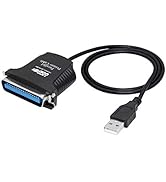 SinLoon USB to Parallel Port Adapter USB to IEEE1284 CN36 Parallel Printer Cable Adapter for Prin...