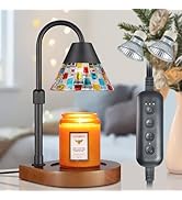 Candle Warmer Lamp with Timer Dimmable Electric Candle Warmer Candle Melter for Scented Candles T...