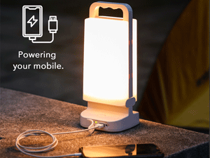 LED Camping Lantern Rechargeable, 4400mAh Power Bank