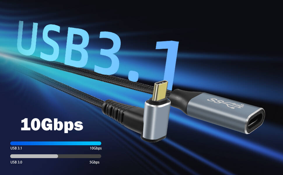 GELRHONR 90 Degree USB C Fast Charging Cable