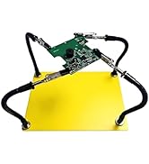 Magnetic Helping Hands Soldering Station with Base, PCB Holder Third Hand Tool with Flexible Arms...