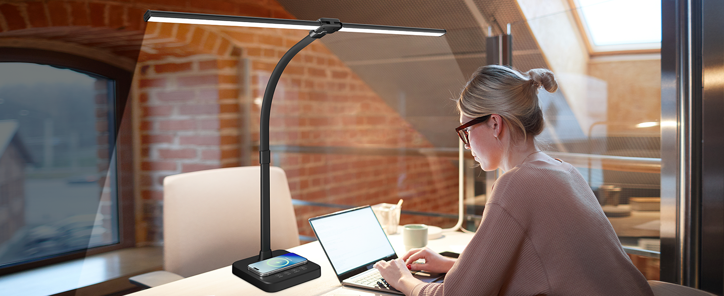 computer desk lamp lamp for desk with usb port