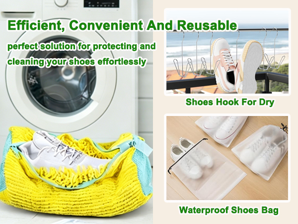 Laundry Shoes Bag with Durable Zipper