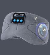 LOVE EYE Sleep Headphones Bluetooth 5.4 Sleeping Eye Mask Wireless Music Earphones with HD Speake...