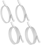 AiNEERich USB-C Cable 4 Pack(3FT+3FT+6FT+6FT),USB C to USB C Cable,Type C Fast Charging Cable for...