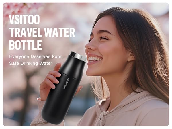 vsitoo travel water bottle