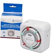 TN311 Heavy-Duty 24-Hour Indoor Mechanical Plug-in Timer - Efficient Control, Customizable Schedu...