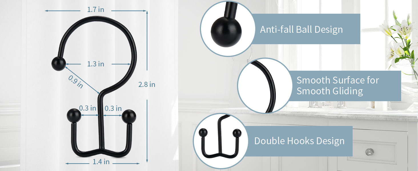 shower hooks for shower curtain shower curtain hooks rust proof