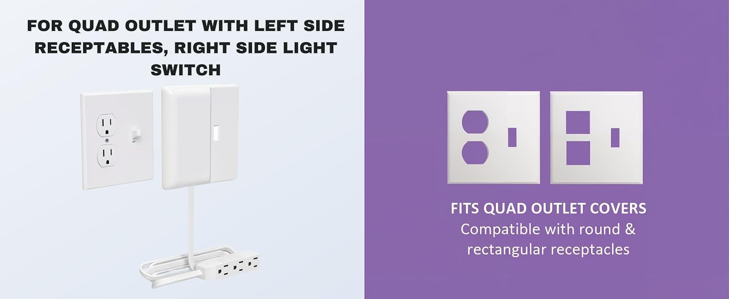 outlet extension cord covers small power strip extention cord powerstrip child proof outlet cover 
