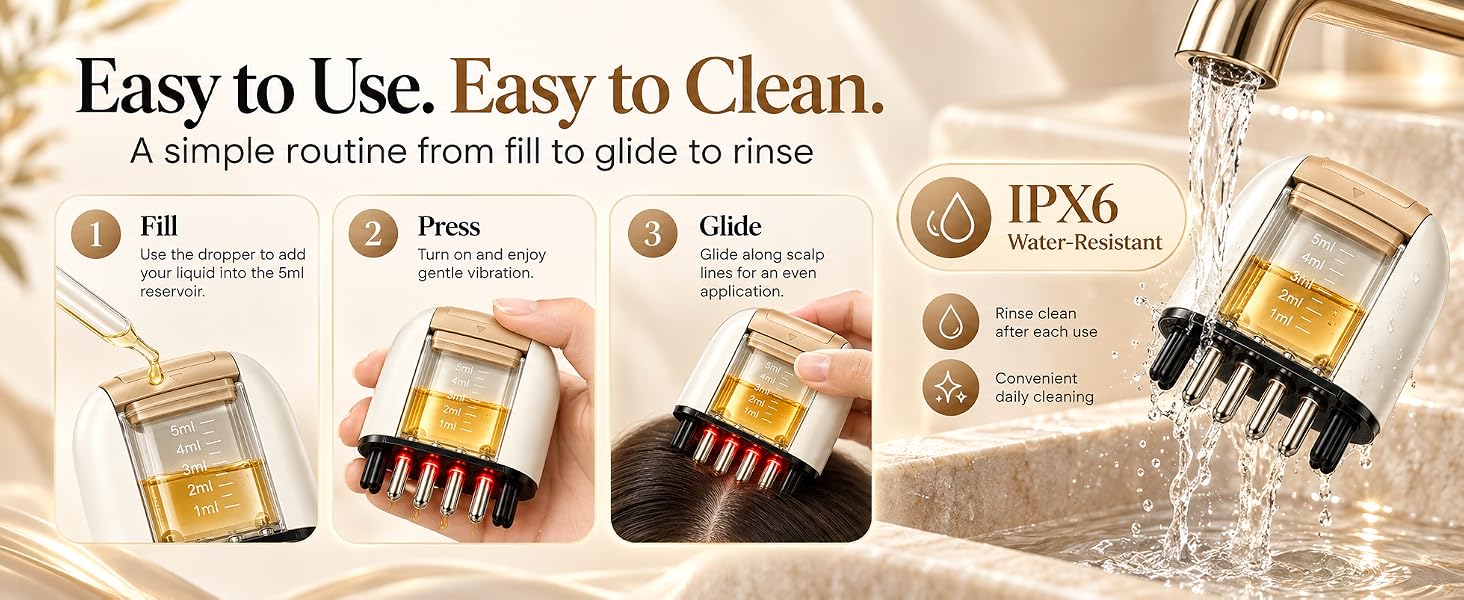 hair oil scalp applicator
