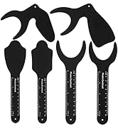 6 Pcs Dental Photography Contraster, 6 Size Black Background Board Intraoral Photographic, Palata...