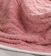 Pink Heated Blanket Electric Throw 50''X60'' - Thick Electric Blanket Throw with 5 Fast Heating L...