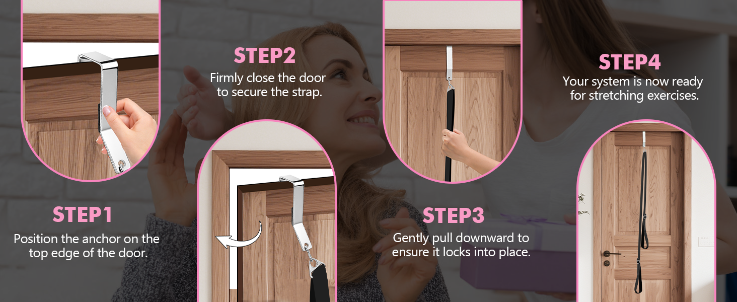 Stretching Strap with Door Anchor