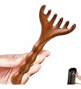 KINTEGOOD Sandalwood Massage Comb, Long Handle Wooden Scalp Massager, Scalp Acupoint Relaxation G...