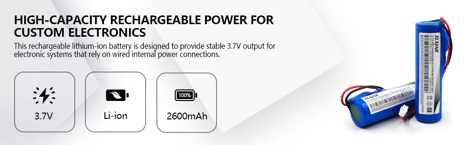 High-Capacity Rechargeable Power for Custom Electronics