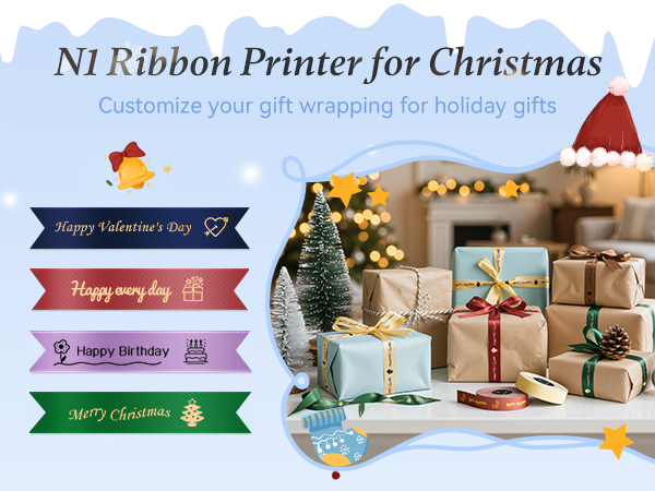 N1 label maker for gift wrapping